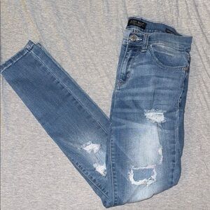 Judy Blue Women's Distressed Blue Jeans